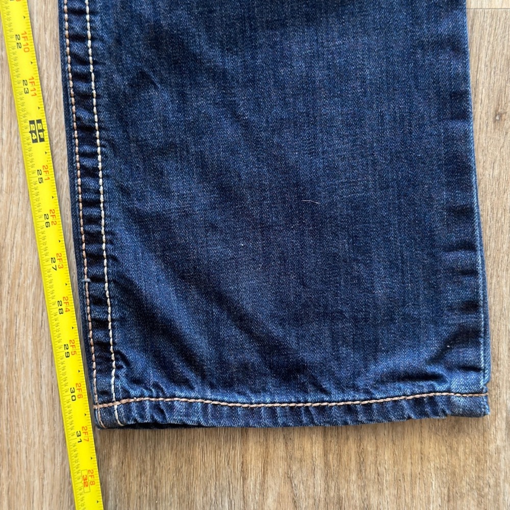 Cinch Ian Slim Fit Bootcut Jeans Mens 33x32 Dark Wash Denim MB69936001 - Picture 9 of 10